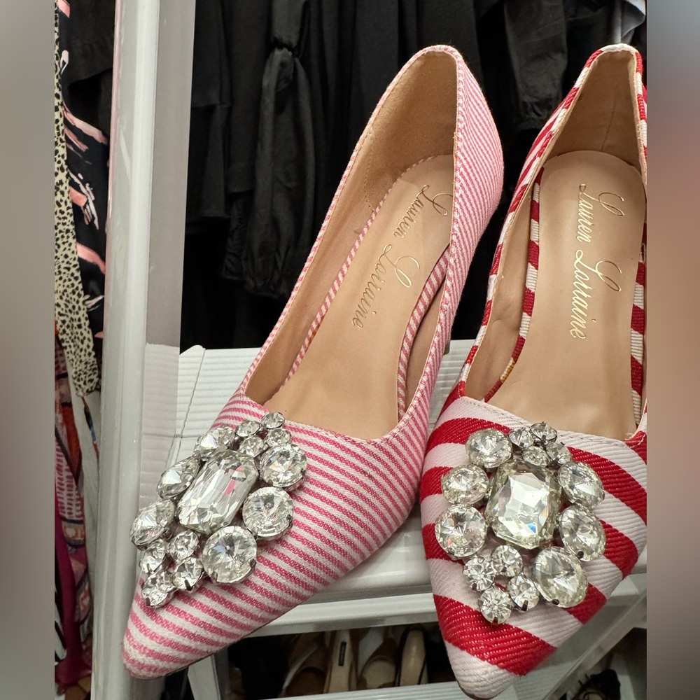 Lot of 3 Pairs Crystal Heels (new) - Picture 5 of 5